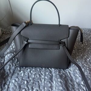 Celine Dark Gray Satchel